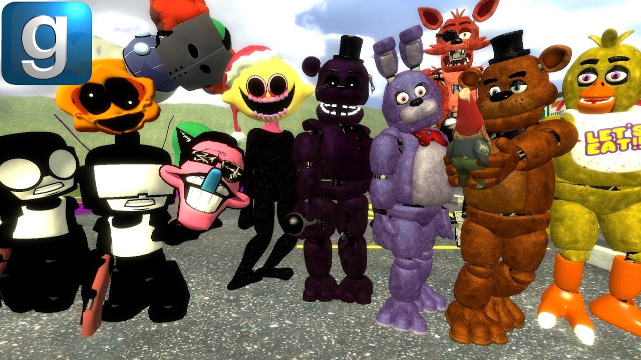 FNaF in GMod | Freddy and Friends Work at 711