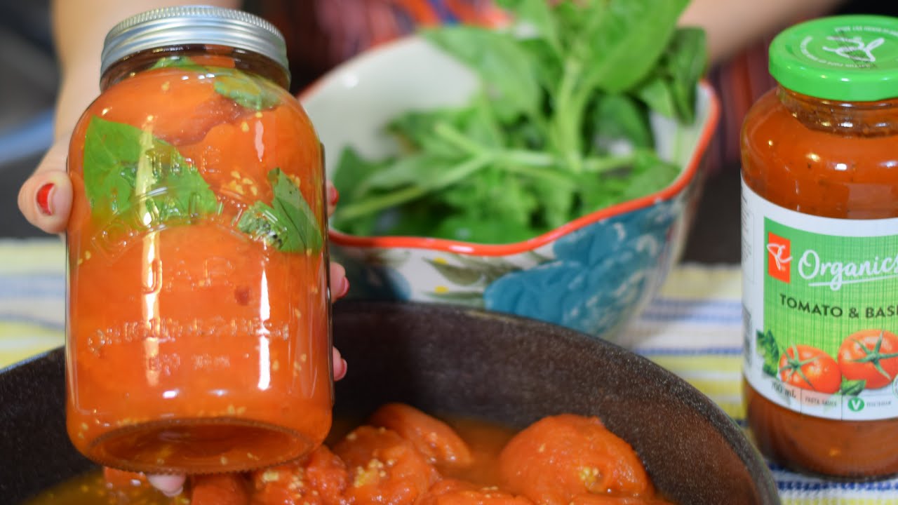 Dobar stari Italijanski recept za paradajz sos-pelat sa bosiljkom bez dodatka konzervanasa, zdravo!!