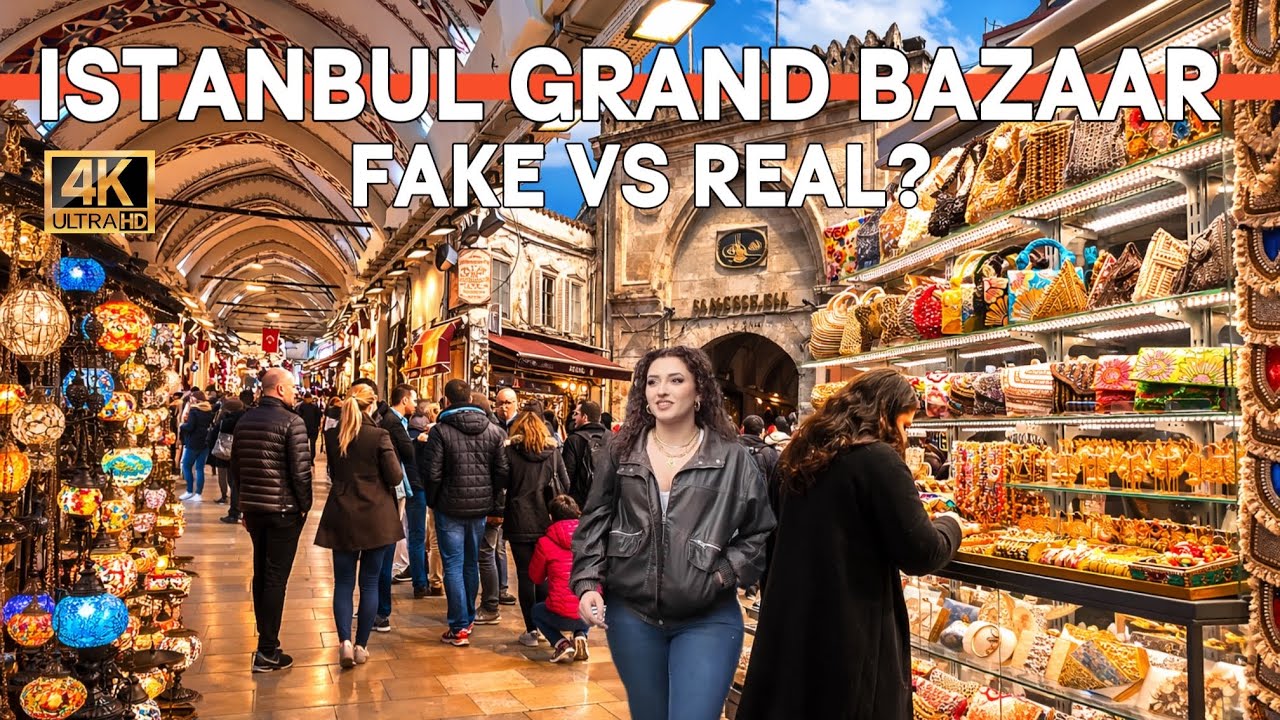 Istanbul Turkey 2026 4K Walking Tour | Grand Bazaar & Fake Market – Prices, Shops, Tourists