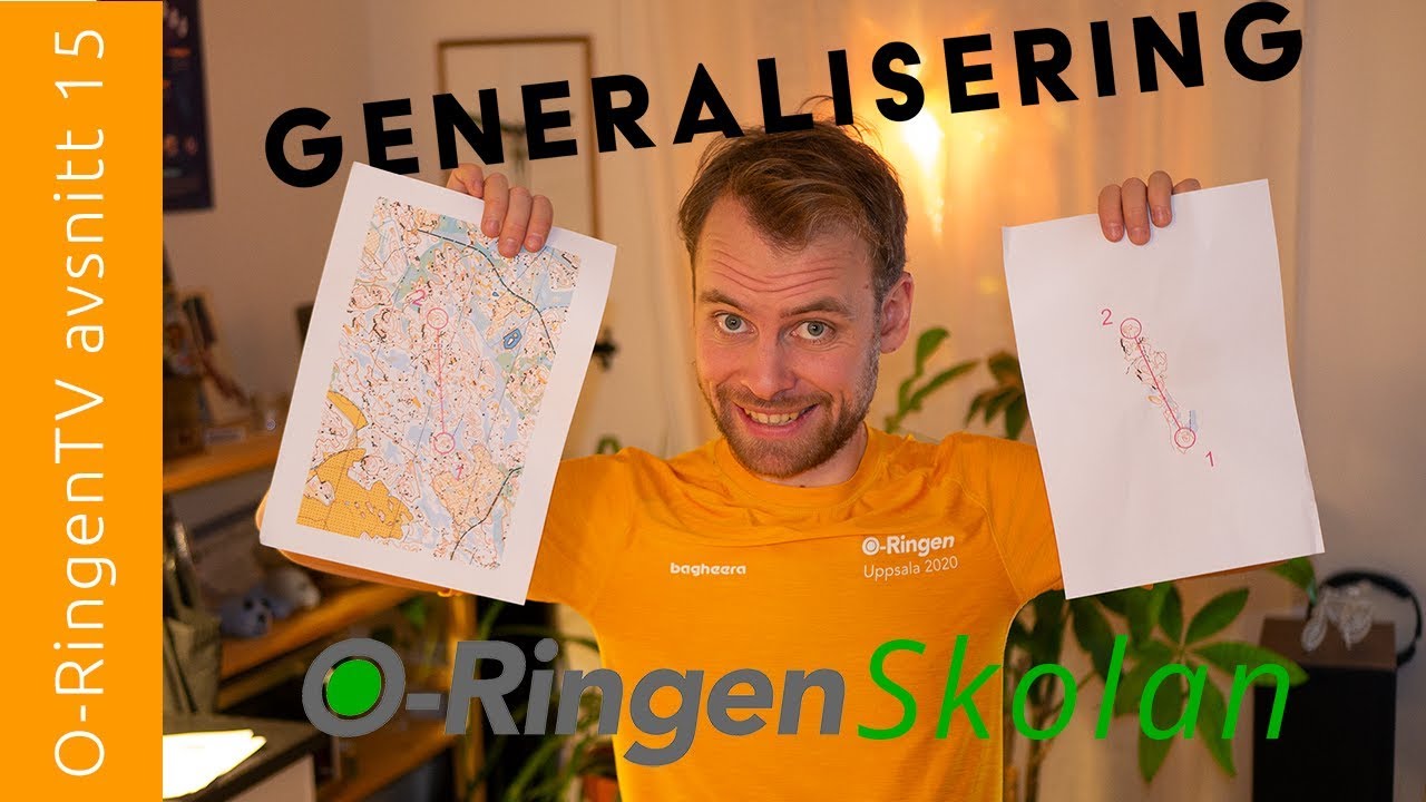 #15 Sålla bort detaljer på kartan - Orientera bättre
