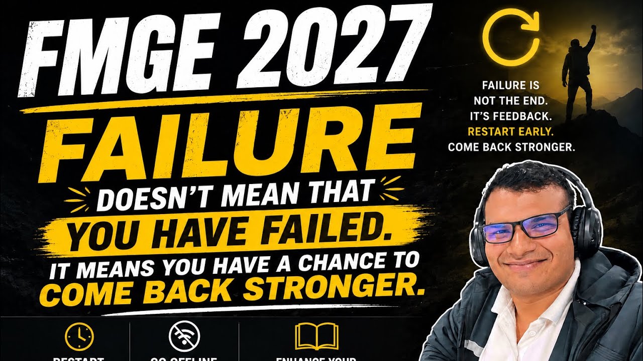Restart early for FMGE JAN 2027 #fmge #neet #neetpg 