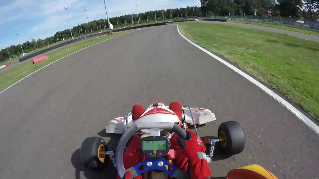 Genk Rotax Max Senior Crash