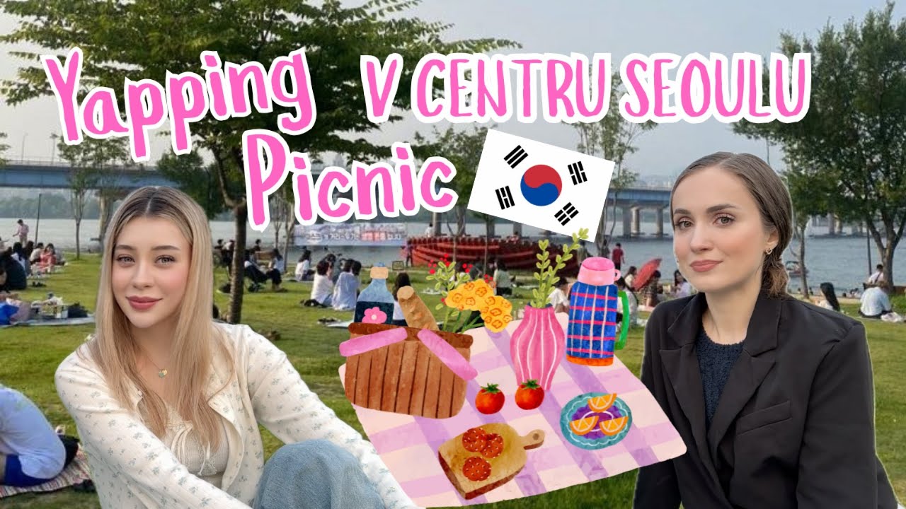 Han river park piknik v Koreji | Eliška a Vendy