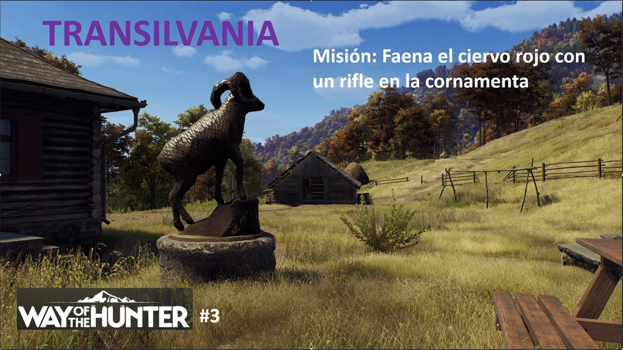Way of the Hunter: Misión de faena un ciervo rojo con un rifle en la cornamenta
