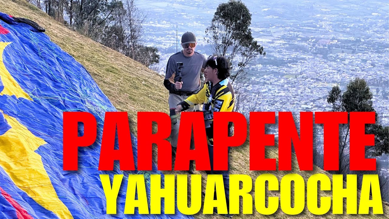 A volar en parapente - Yahuarcocha