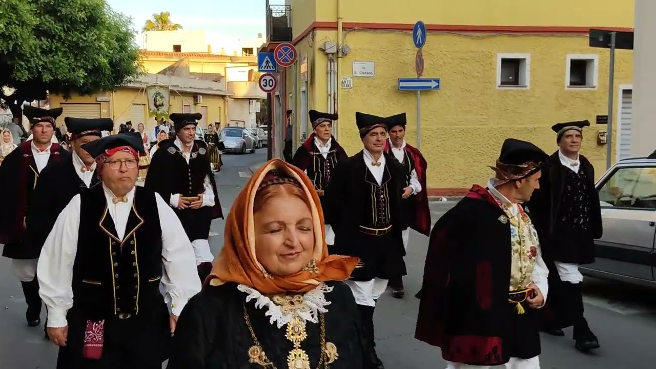 Processione in onore della Madonna d'itria.  Maracalagonis 7 Giugno 2022.