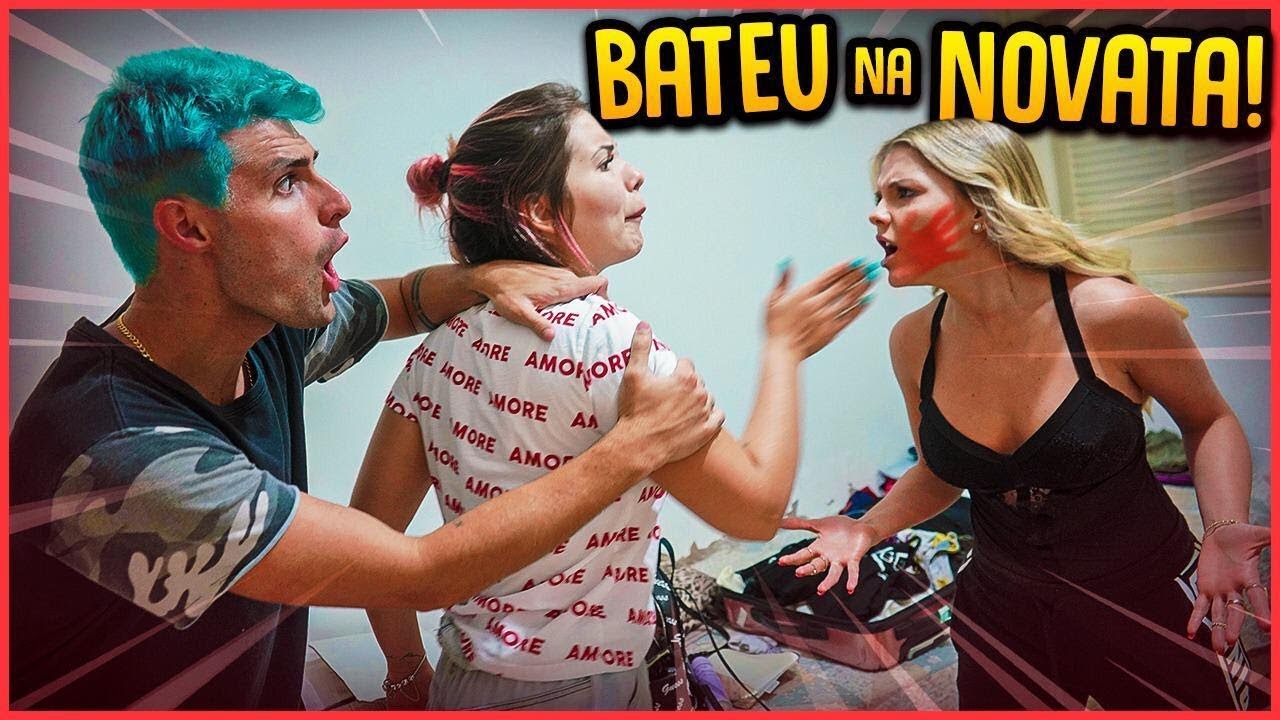MINHA NAMORADA DEU UM TAPA NA CARA DA NOVATA POR CIÚMES!!  - TROLLANDO REZENDE [ REZENDE EVIL ]