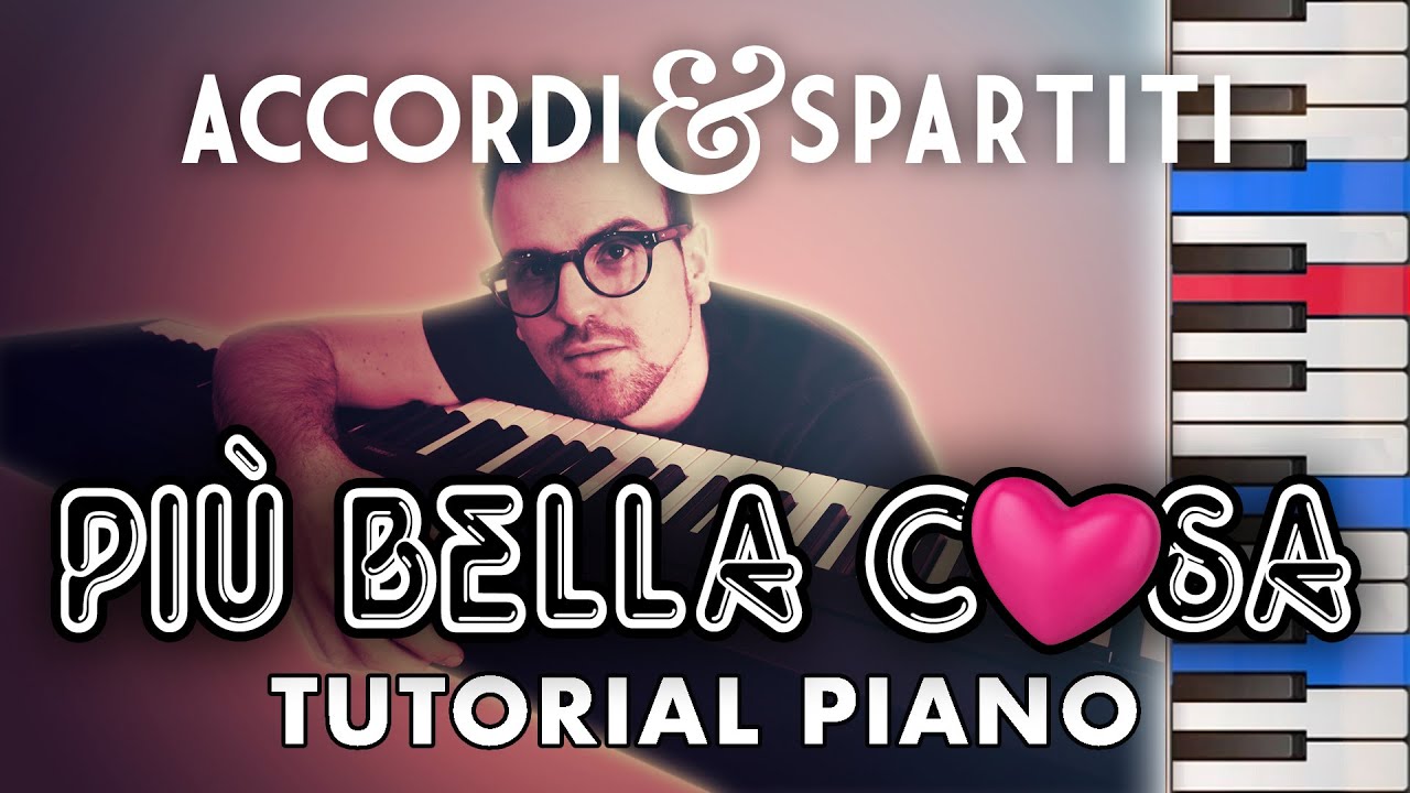 PIÙ BELLA COSA Tutorial Pianoforte - Eros Ramazzotti