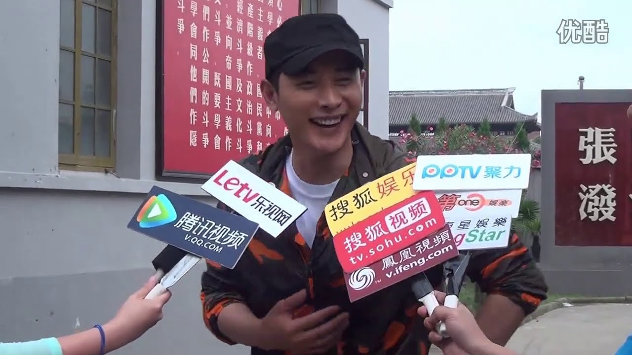 20140609车墩  媒体现场采访电视剧《狭路》主演罗晋
