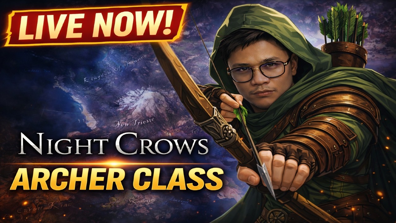 🔴LIVE NIGHTCROWS:🔴COUPONS AVAILABLE🔴DAY 1 ARCHER NO.1🔴TOWER OF TRIALS MAG RESET NA BUKAS #nightcrows