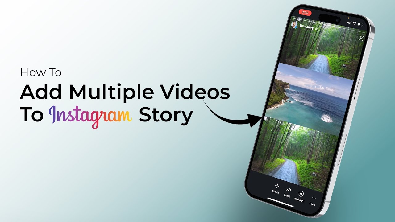 Как добавить несколько видео в историю Instagram?