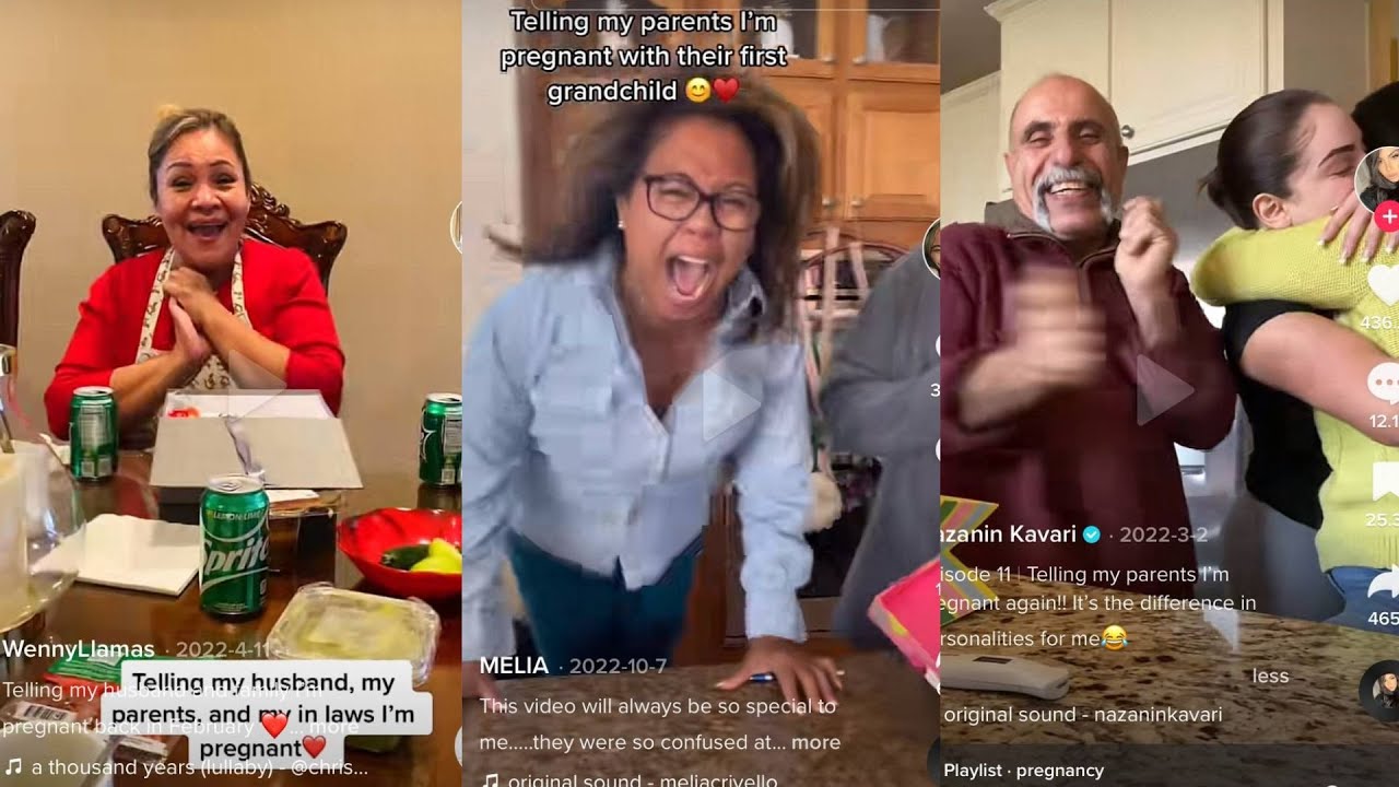 Telling My Parents I'm Pregnant |TikTok   (Emotional)