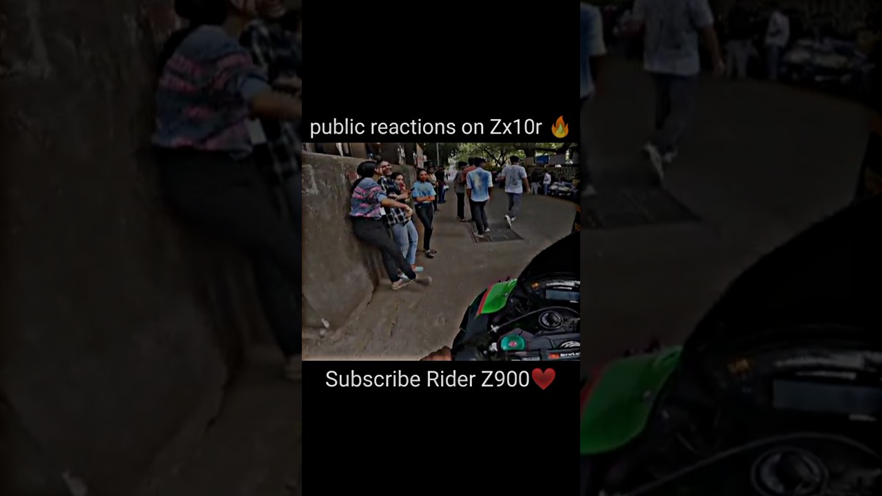 cute public reactions Zx10r 😍🔥💯 #shorts #motovlog #vlog #ninjah2