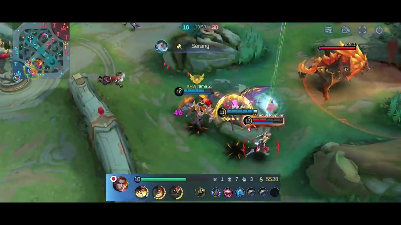 Solo rank Tigreal real Tank terkuat
