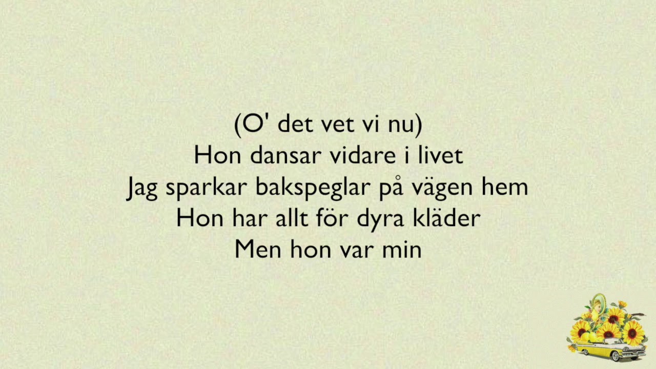 Hon dansar vidare i livet - Hov1 - Lyric