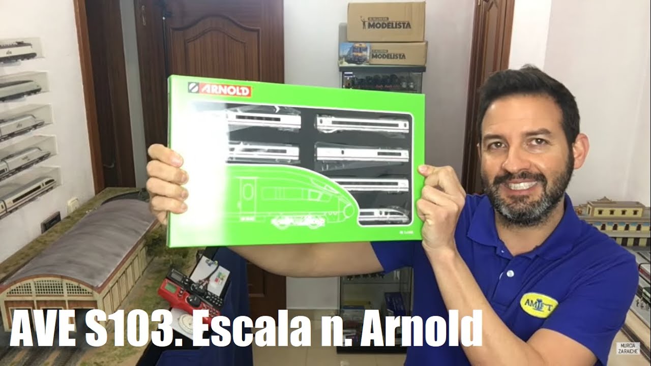 AVE S103 Época VI. Arnold HN2445D (Digital) y escala N con El Taller del Modelista