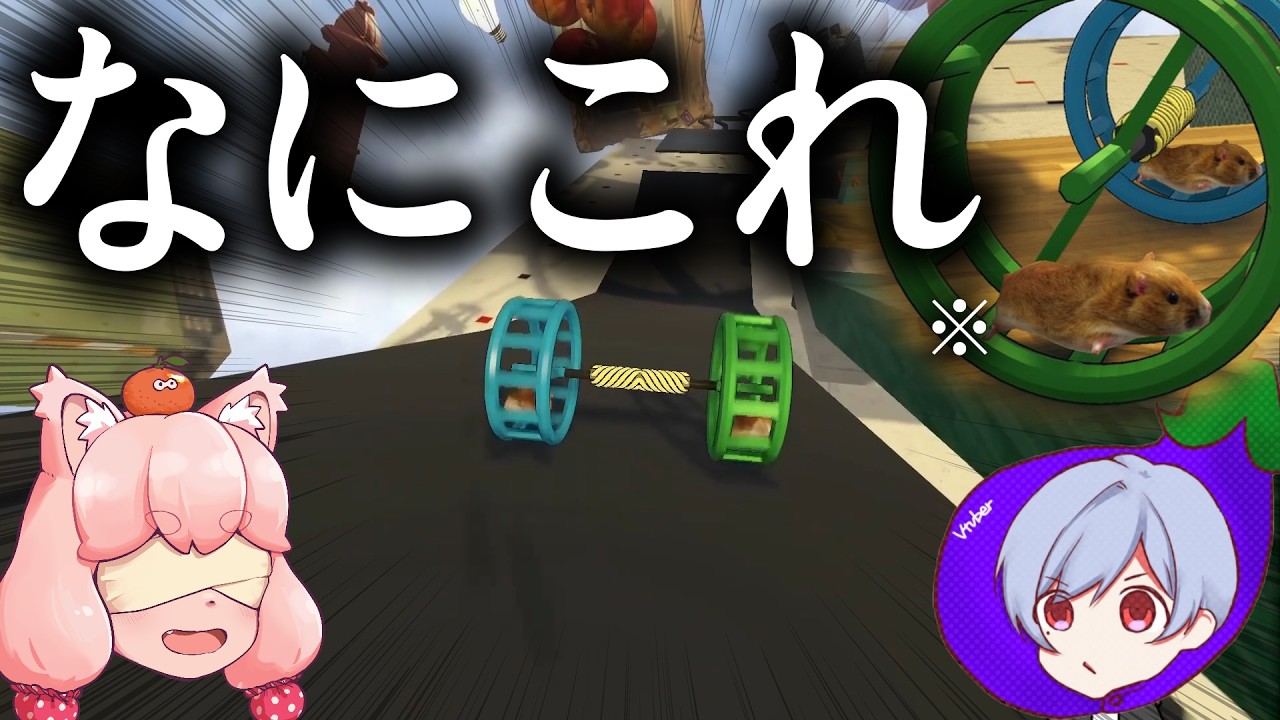 ２匹のハムスターを操り、高みを目指す