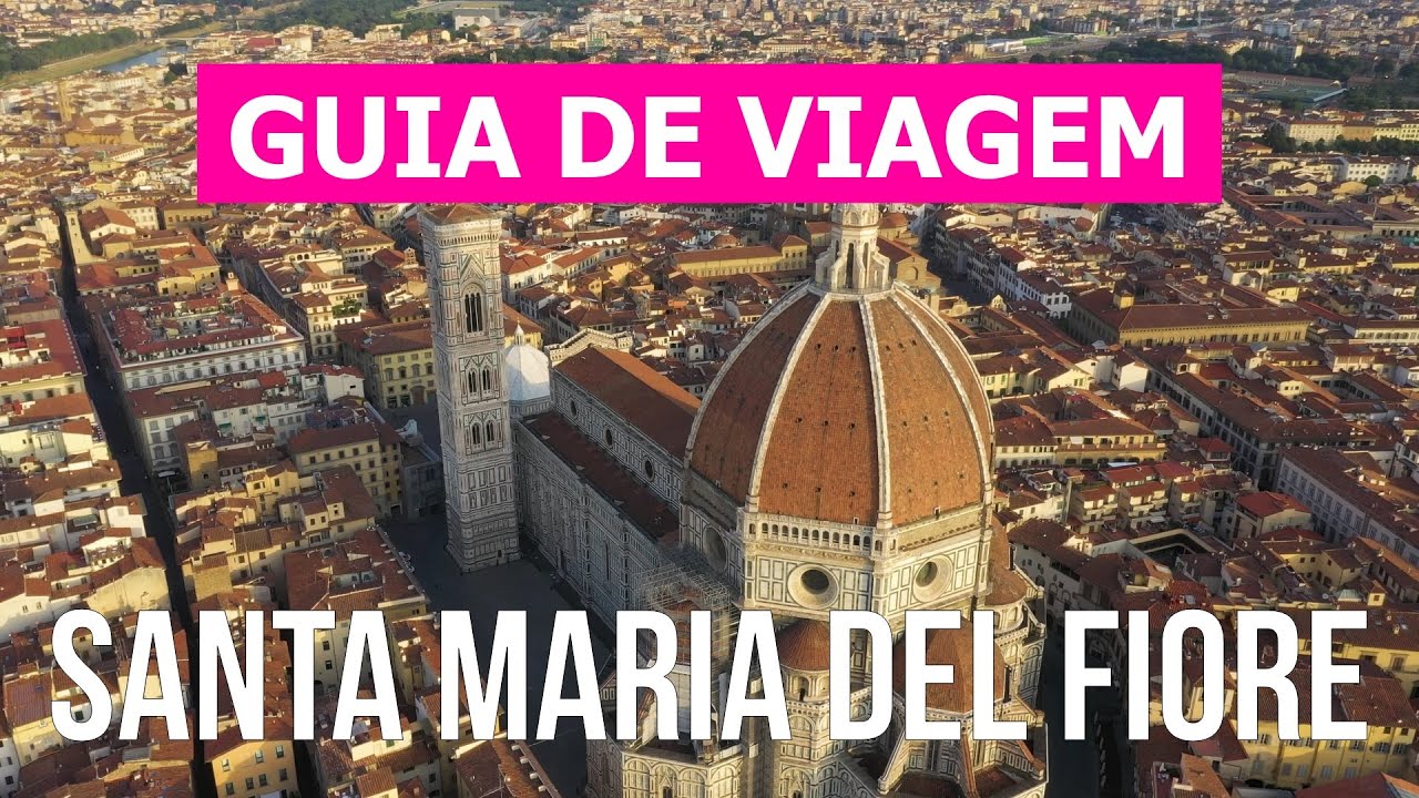 Santa Maria del Fiore em 4k. It&aacute;lia, Floren&ccedil;a para visitar