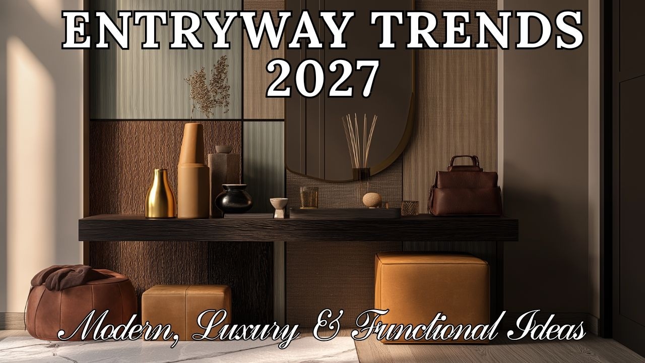 Top Entryway Trends 2027 | Modern, Luxury & Functional Ideas.