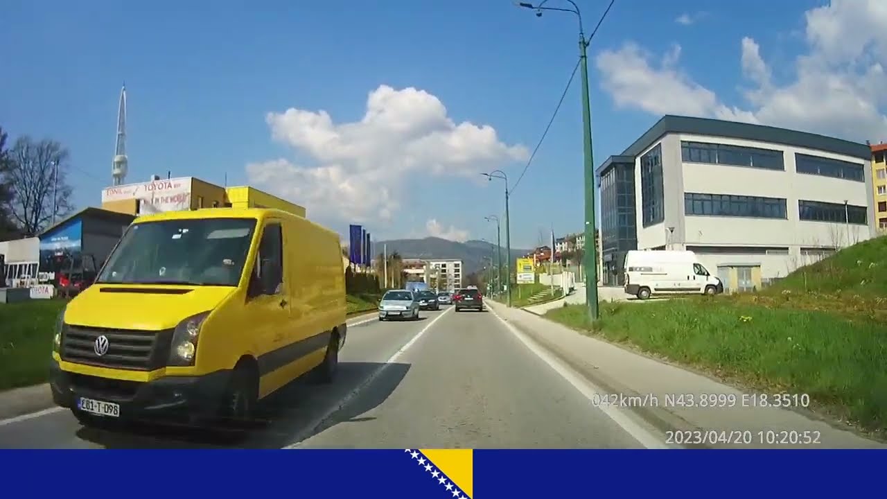 Замечательное Автомобильное Путешествие: Сараево до Добой | Поездка с Dashcam через Боснию