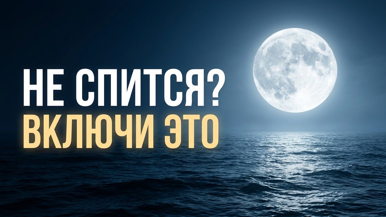 Если не можешь уснуть — ВКЛЮЧИ это! 30 мин медитации + шум волн 💤🌊