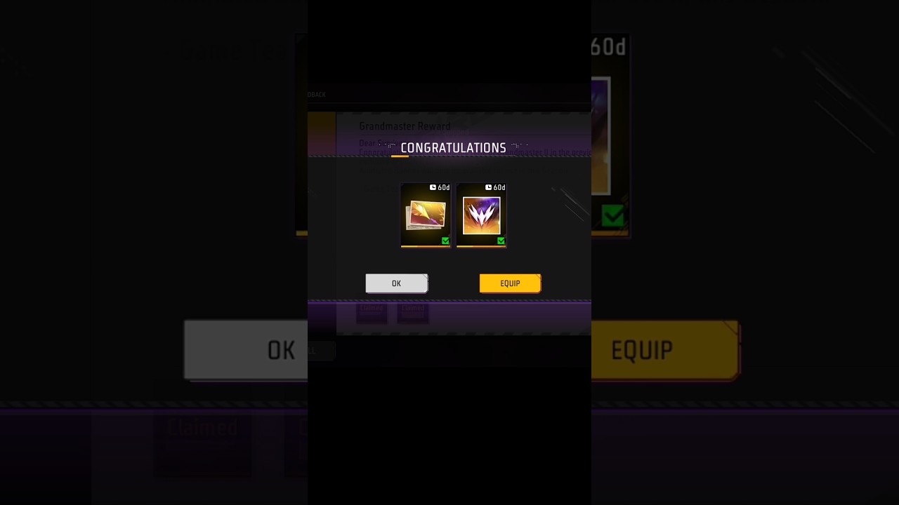Finally I Got Grandmaster Banner & Avatar 😱 #shorts #freefire #bgfaizanyt
