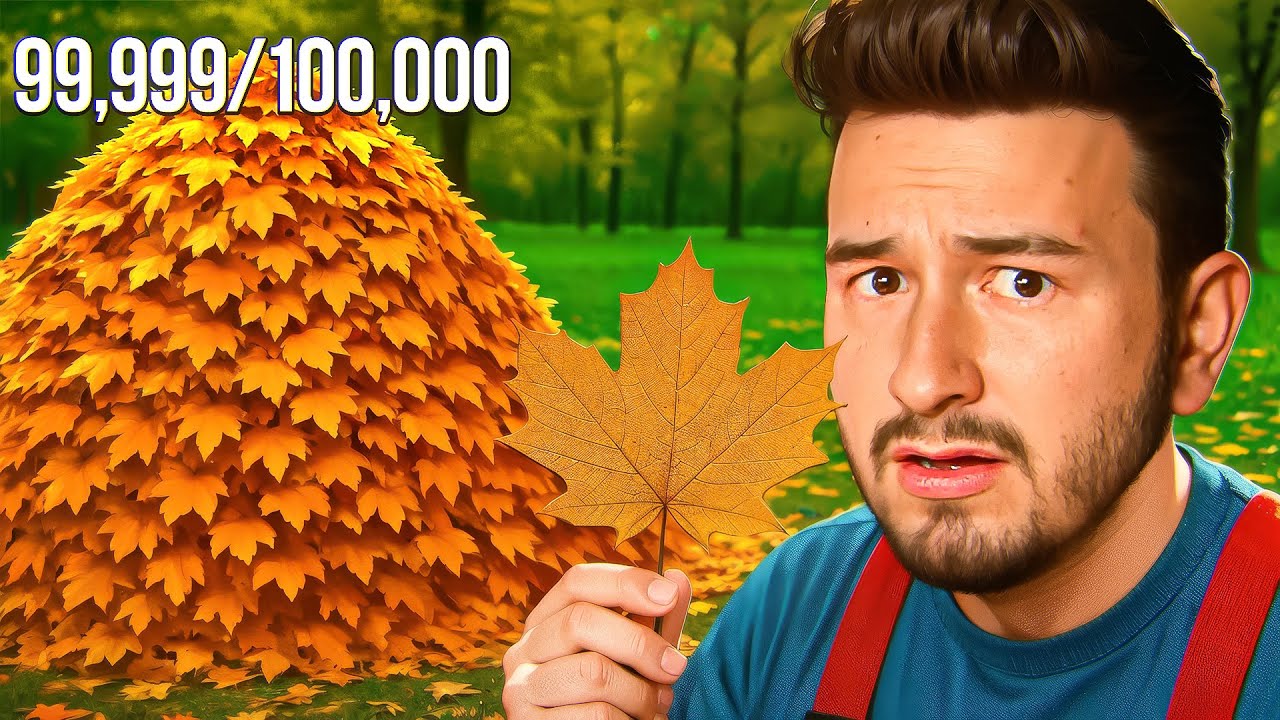 Muszę ZEBRAĆ wszystkie 100,000 LIŚCI...