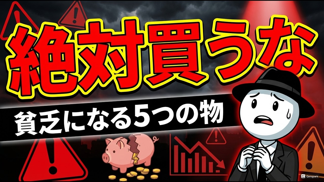 お金持ちが絶対に買わない「5つの貧乏アイテム」