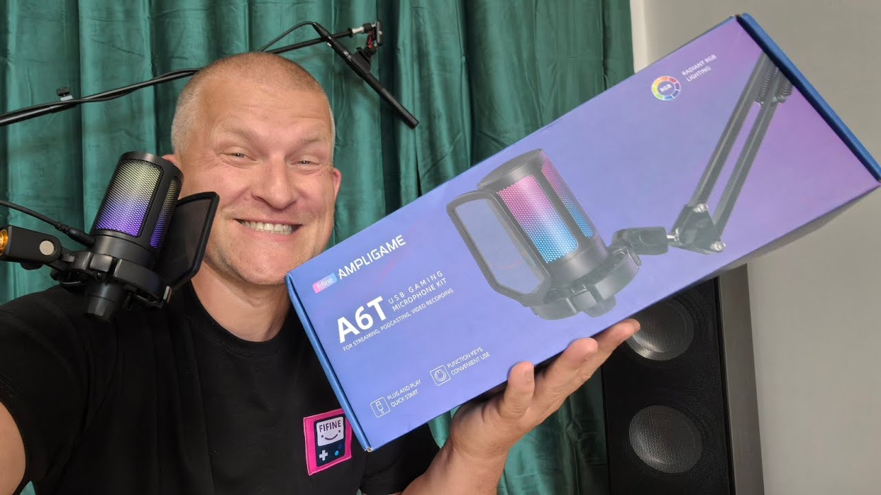 Mikrofon Fifine A6T  dla poczatkującego youtubera