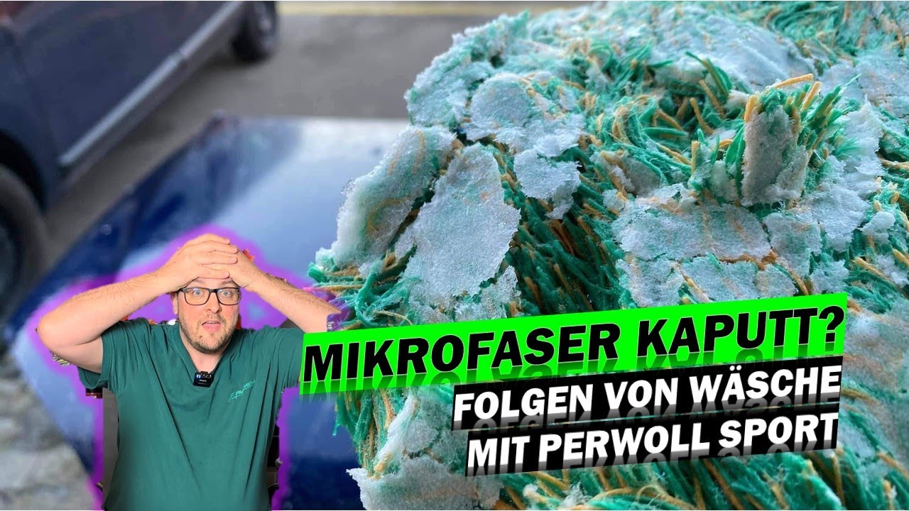 Mikrofaser FALSCH waschen mit Perwoll Sport - das passiert! Finger weg! Pflegt auch eure T&uuml;cher!