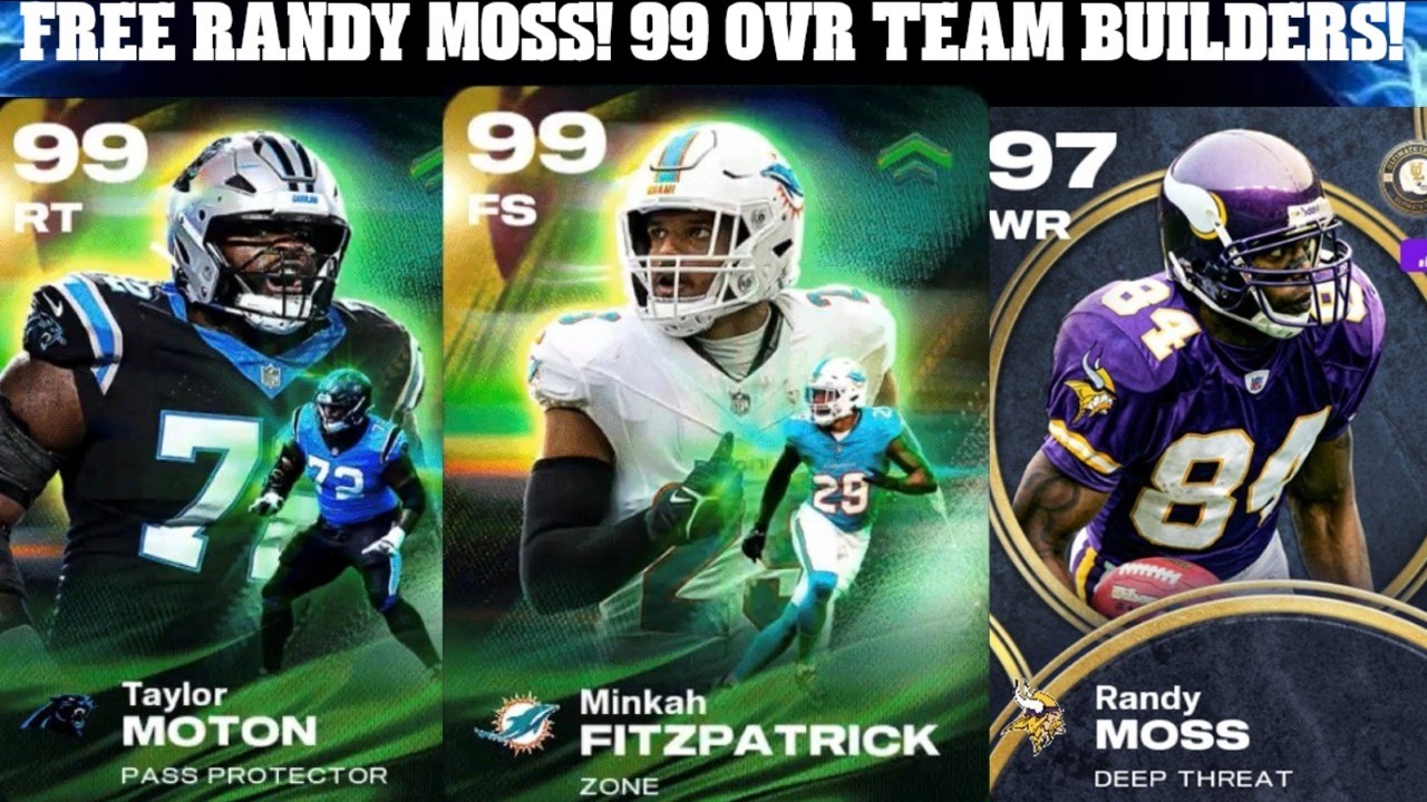 CLAIM 2 FREE 97 OVR WR & CB RANDY MOSS ASAP! SELL INVESTMENTS! ULTIMATE LEGENDS & TB RELEASE 8!