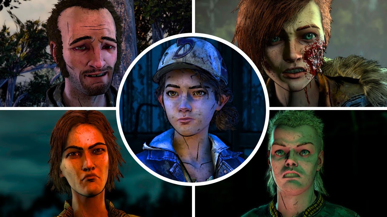 The Walking Dead: The Final Season - All Villain Fights & Deaths (PC, Playstation, Xbox, Mobile)