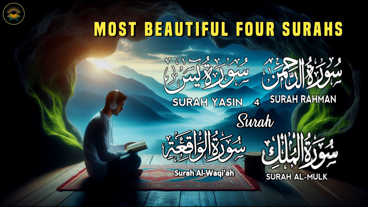 Surah Yaseen, Surah Ar Rahman, Surah Waqiah, Surah Mulk - Four Important Surah by Sheikh Masud