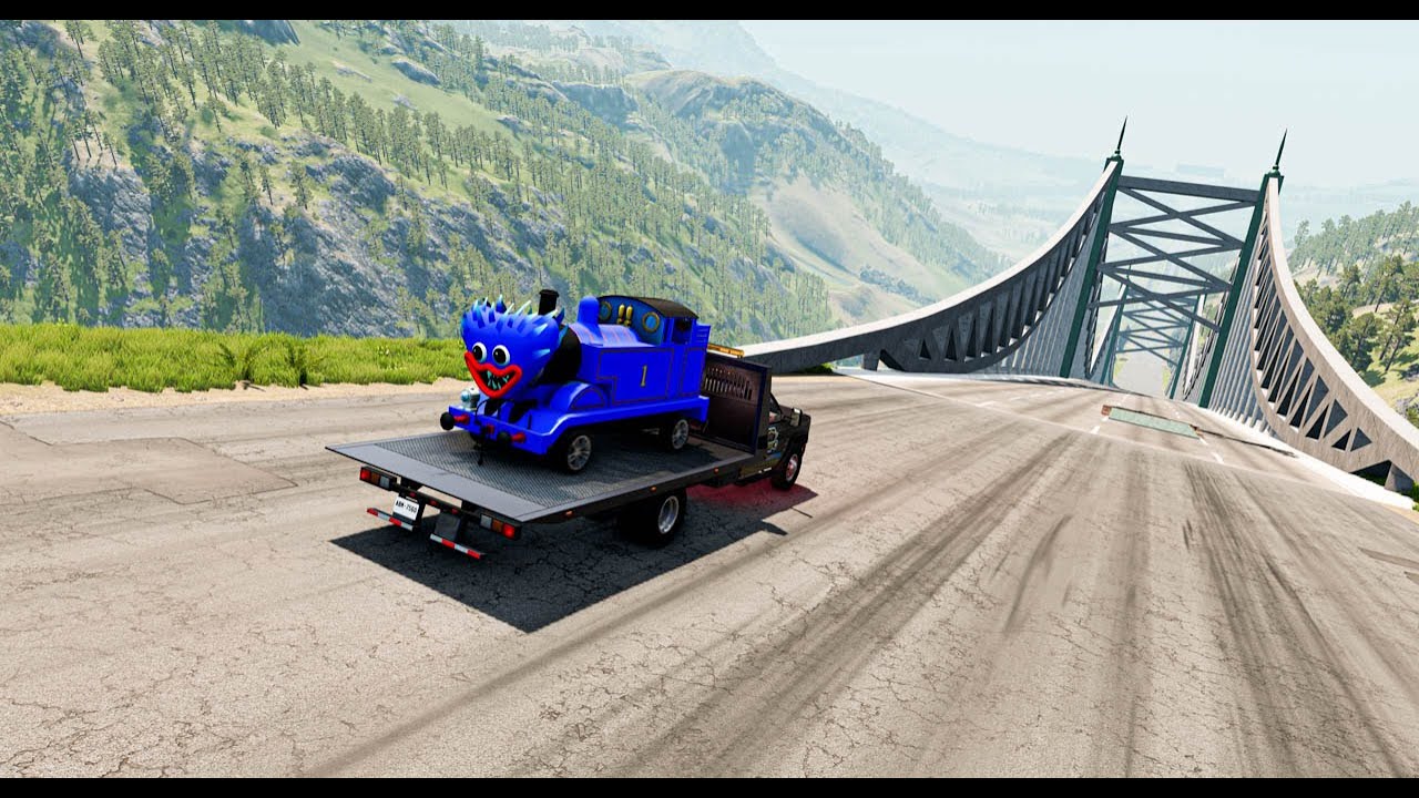 Full Throttle INSANE Long Downhill Mayhem! | BeamNG.drive Epic Crashes & Speed Test #9