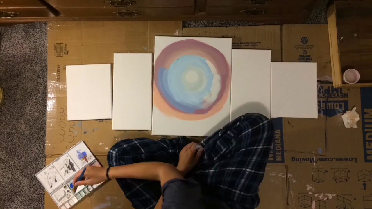 Time Lapse Deer Painting by Hannah Wolfe