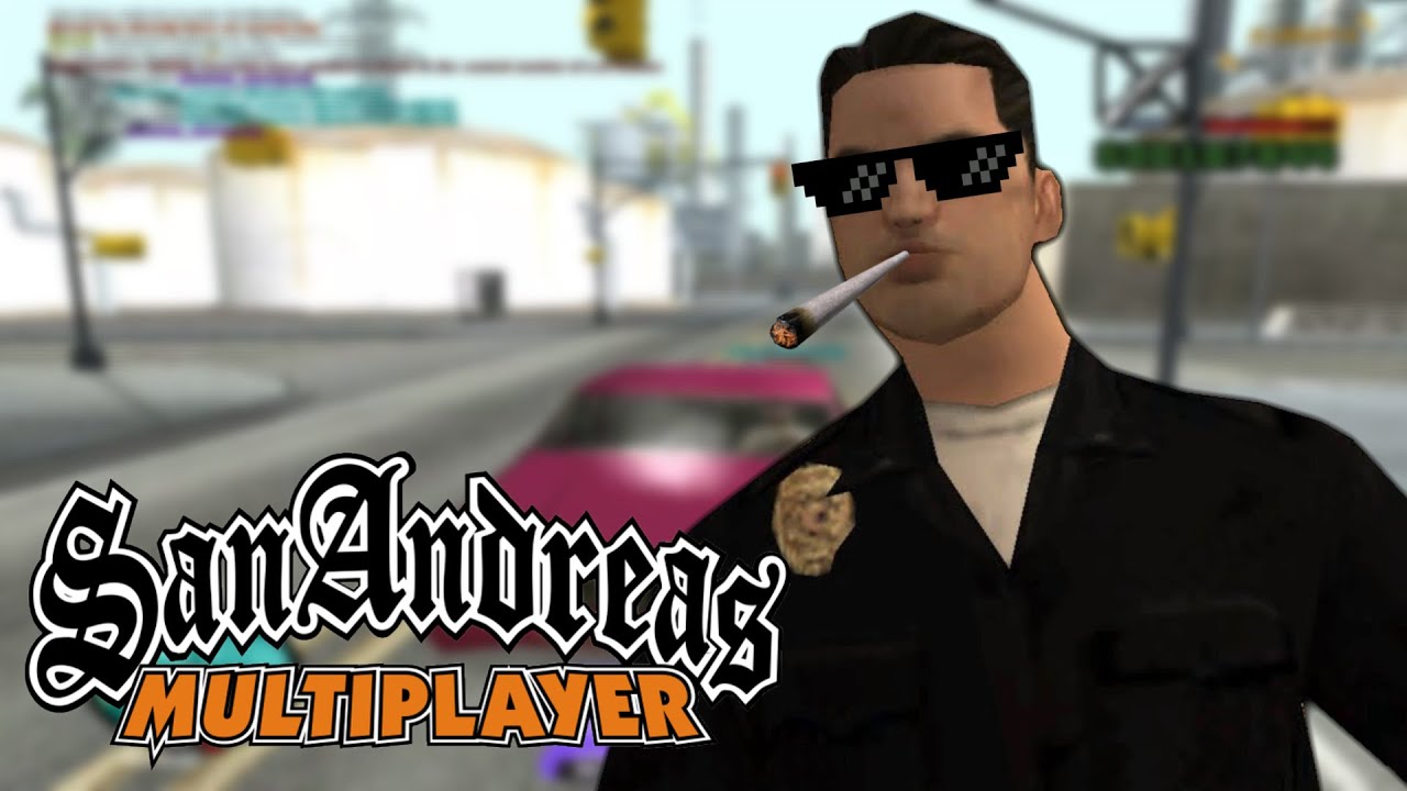 طاردني شرطي مجنون في قراند الحياة الواقعية | GTA San Andreas Online RP