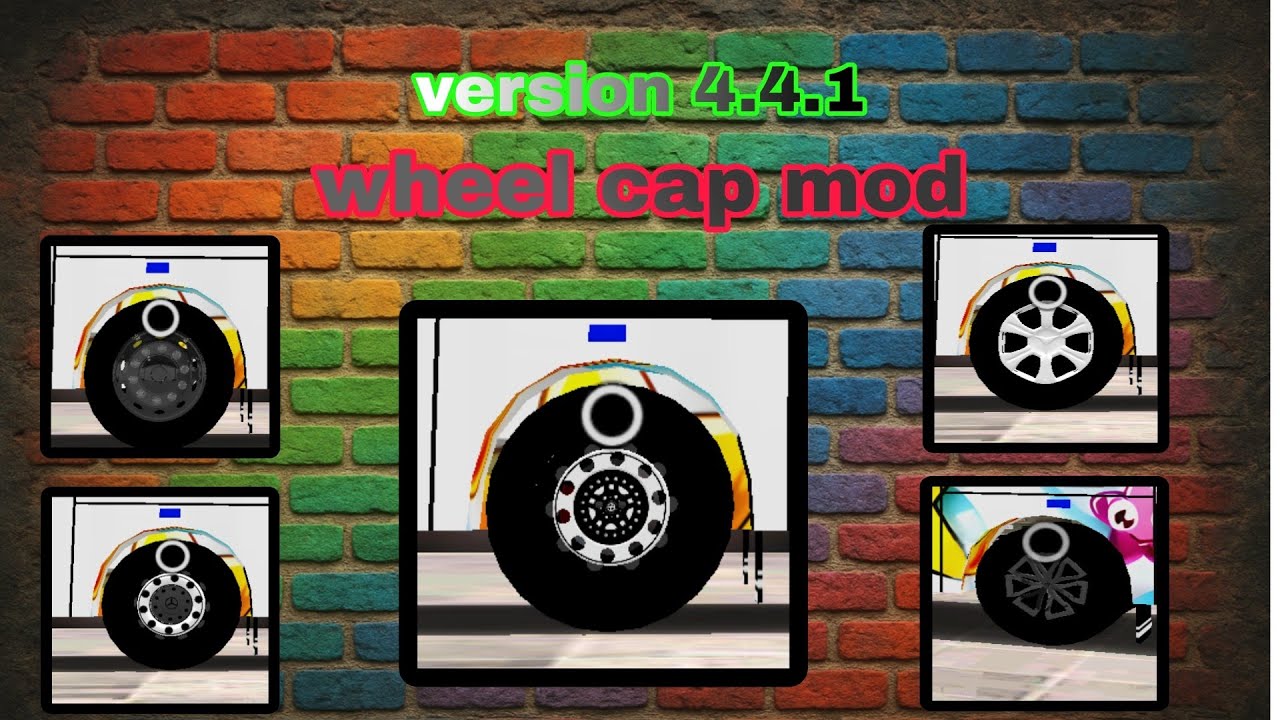 Bussid mod #new wheel cap mod #new mod in bussid 