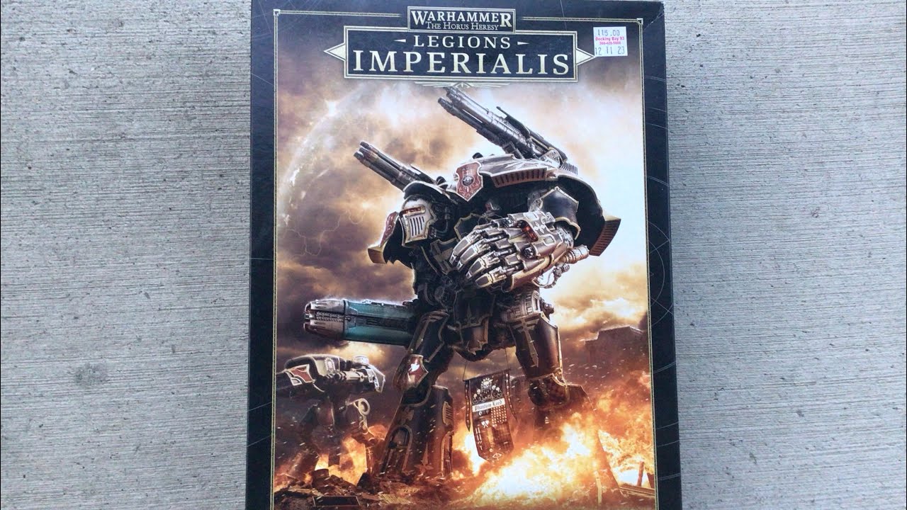Legions Imperialis Warlord Battle Titan with Plasma Annihilator Unboxing