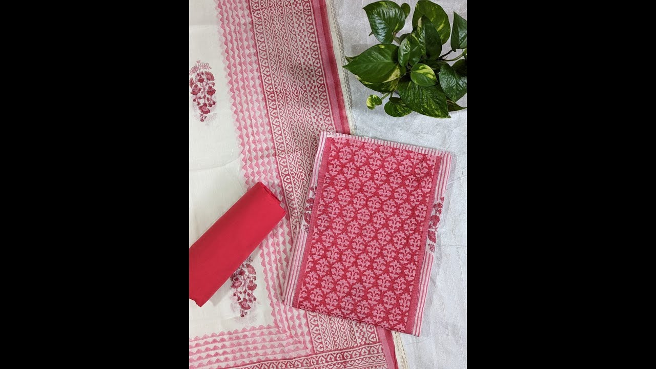 Unique Jamdhani Handwoven Pure Chanderi Silk, Pure Chikankari & Budget Friendly Suits