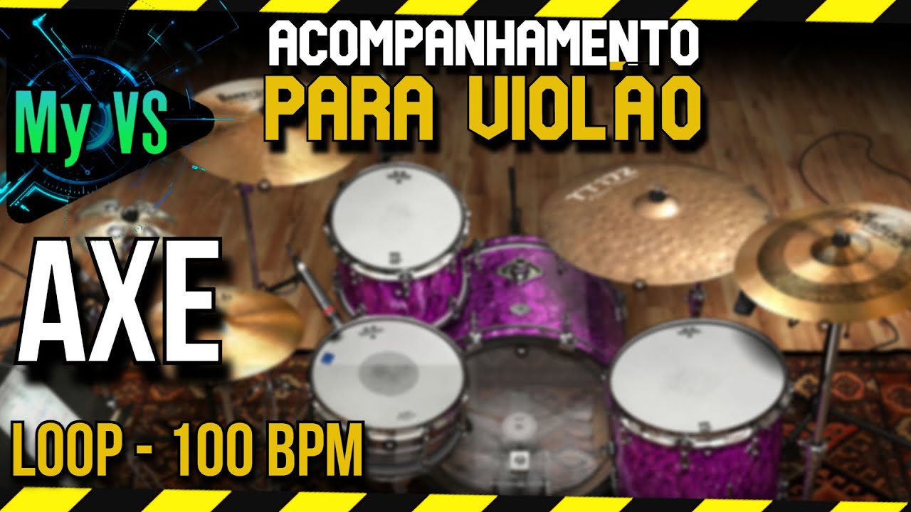 🥁 Loop de Bateria AXÉ para Tocar e Compor - bpm 100 [Atualizado]