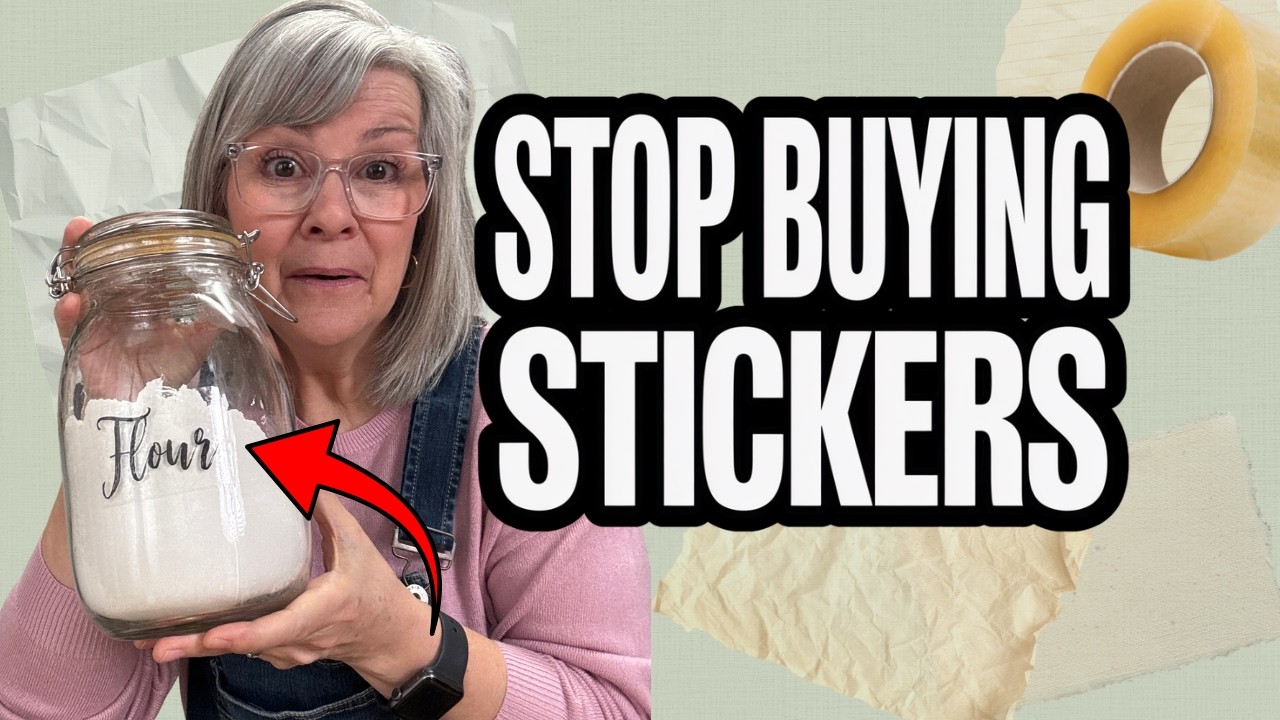 Stop Buying Stickers &mdash; Make Your Own With Packing Tape (3 EASY Ways)