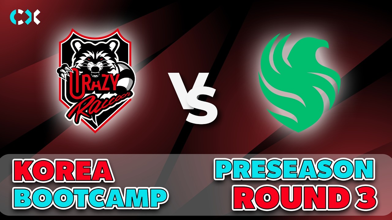 Crazy Raccoons vs Team Falcons - Preseason Bootcamp in Seoul
