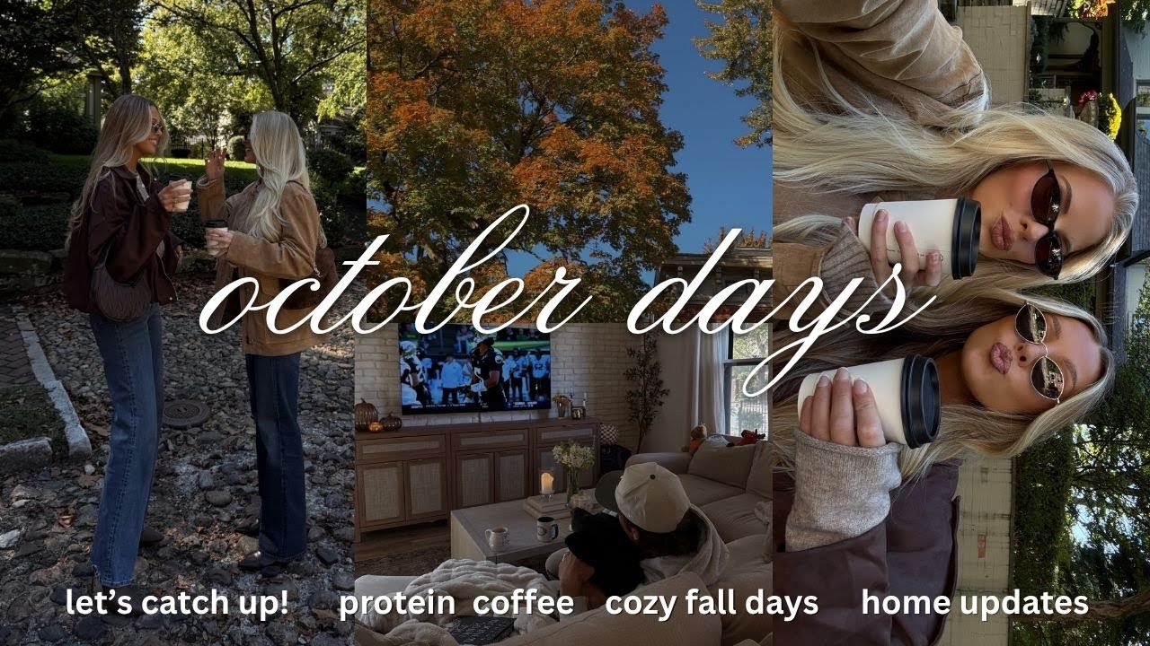 Уютный октябрьский видеоблог дома 🤎🍂🐿️ Осенняя поездка в Новую Англию, обновления домашнего декор...