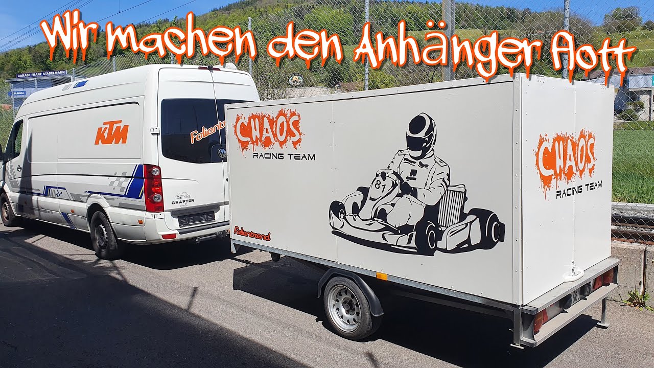 Wir machen unseren Anhänger wieder flott |Chaos Racing Team |Go Kart |KTM |Quad |E-ATV |Werkstatt