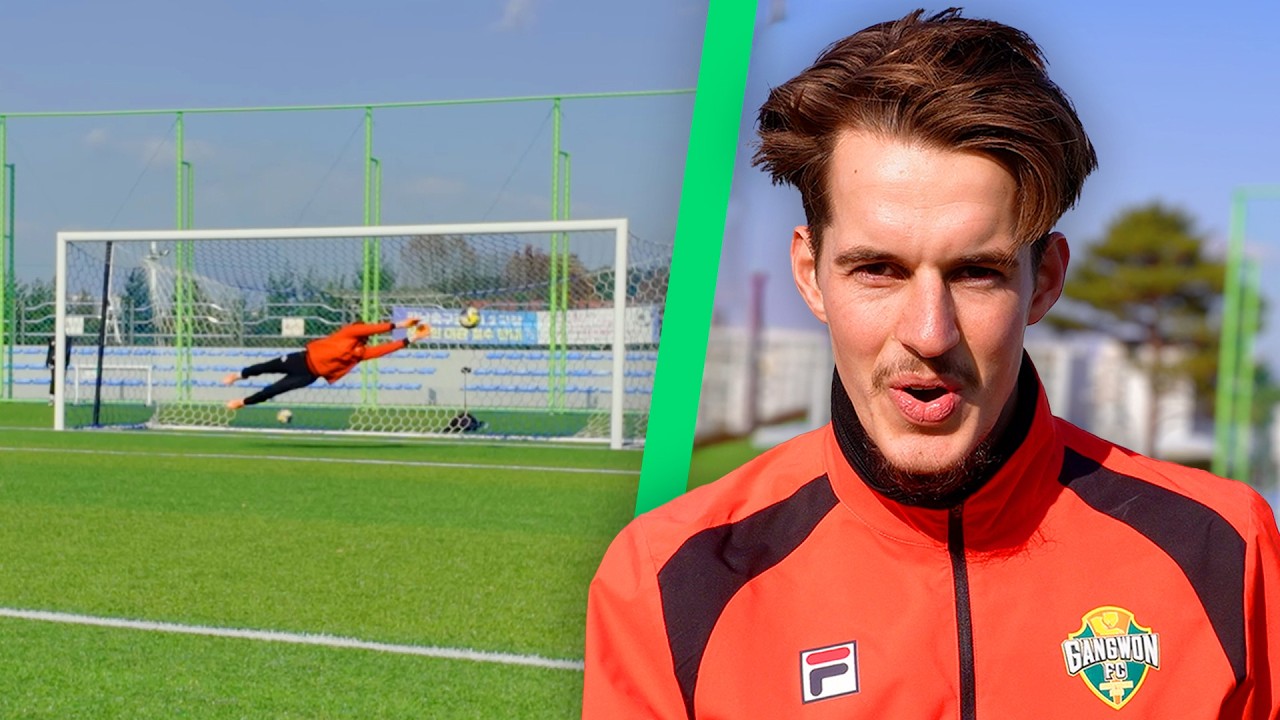 I Trained at a South-Korean Pro Club! (Gangwon FC)