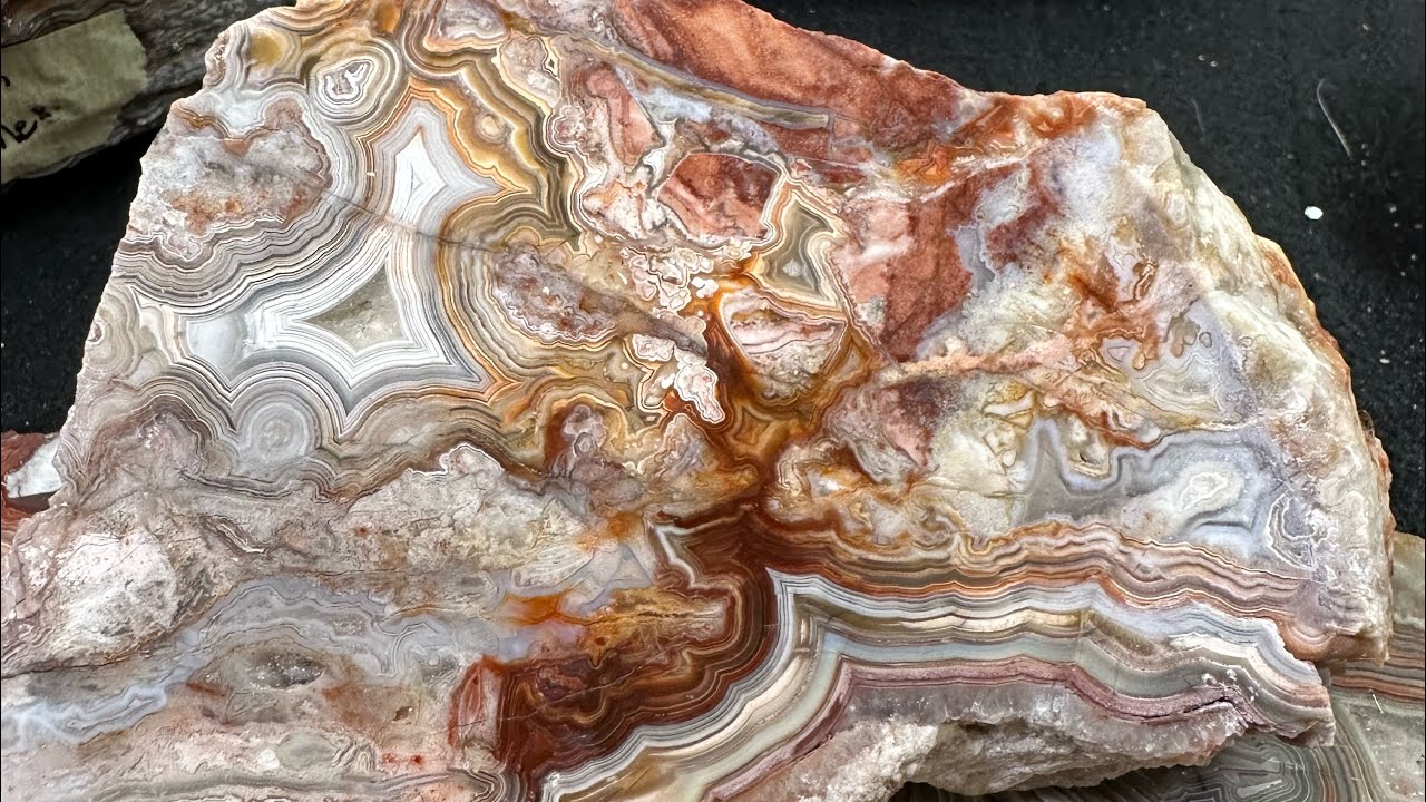 Laguna lace agates from  Mexico. Such a beautiful stone! #thefinders #teamrockit #agates