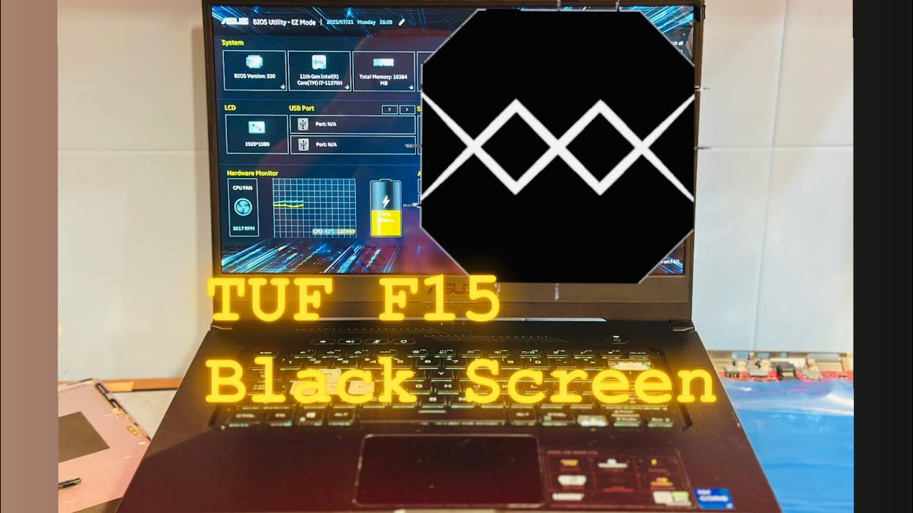 Asus TUF F15 Black Screen | No Display | Easy to find out problems