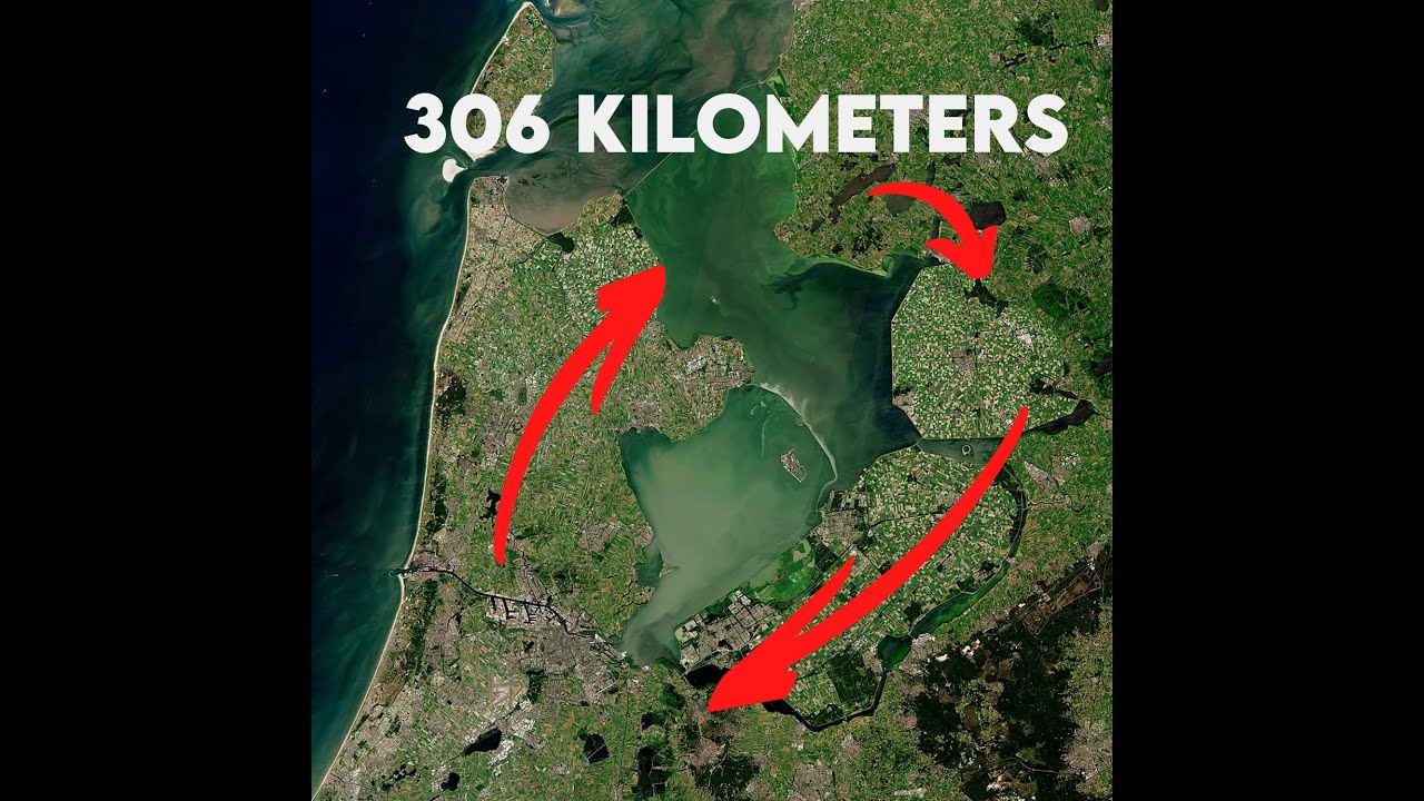 Around the Ijsselmeer - Bicycle Tour 4K