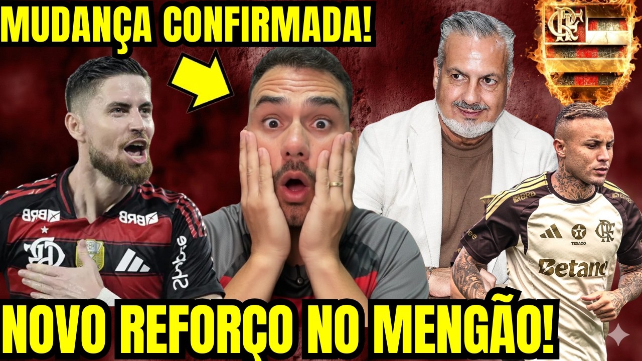 ACONTECEU AGORA! MUDANÇA na CBF ajuda o Mengão! Atacante INESPERADO agora chegando! Jorginho VOLTOU?