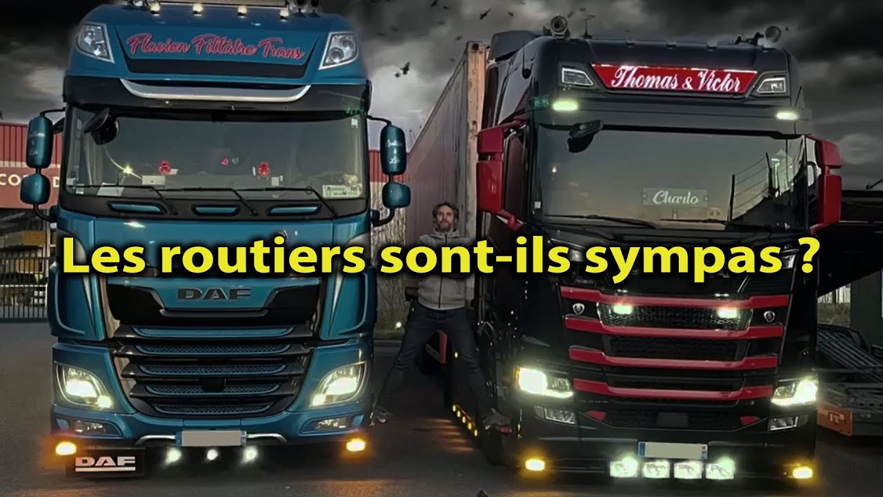 24h dans la vie d’un #routier  @Florian Truck les conducteurs routiers sont-ils sympas ? Reportage